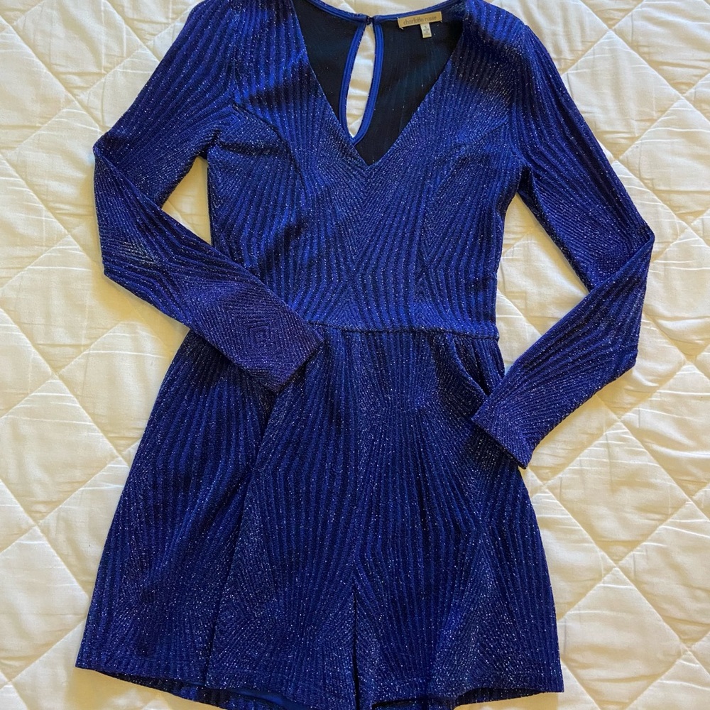Blue Sparkle Romper